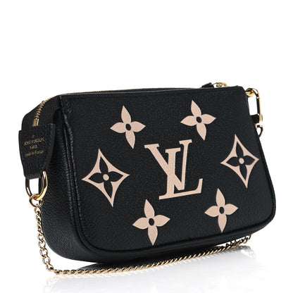 Louis Vuitton Empreinte Monogram Giant Mini Pochette Accessories Black 2 of 4