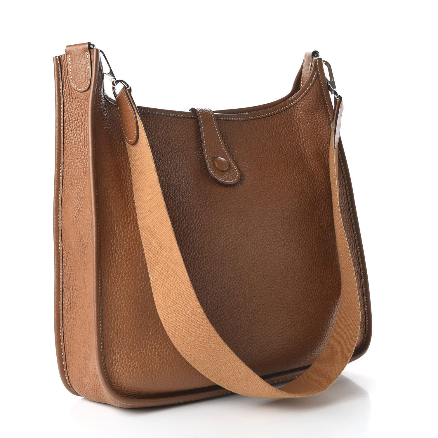 Hermes Taurillon Clemence Evelyne GM Gold 3 of 10