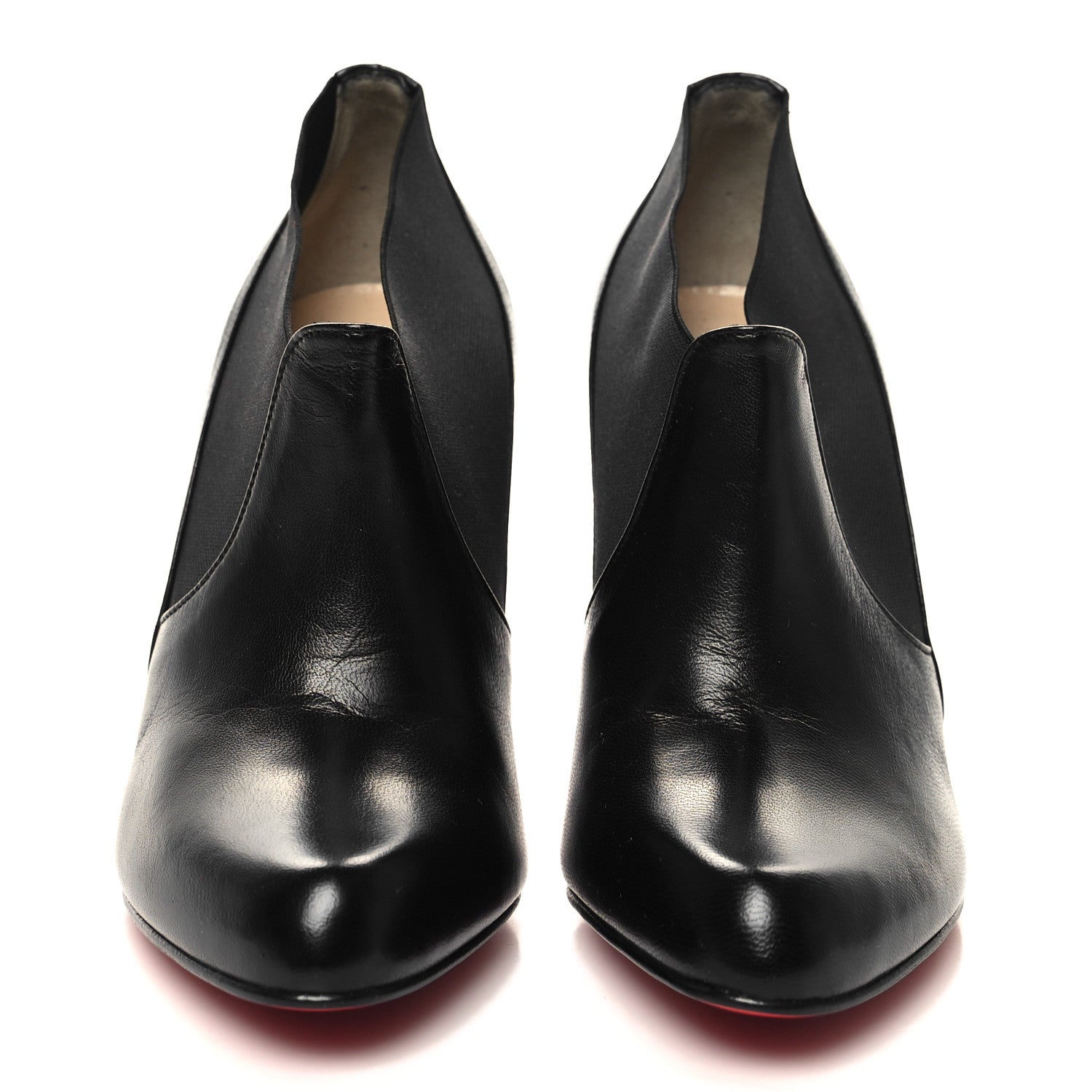 Christian Louboutin Nappa Art Lastic 100 Ankle Boots 37.5 Black 2 of 9