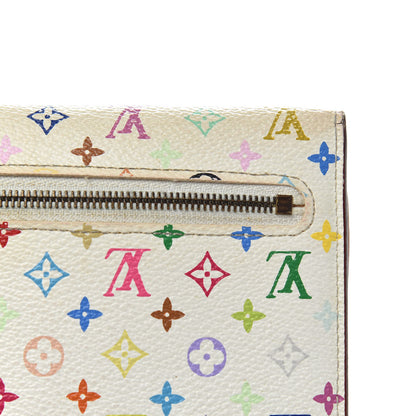 Louis Vuitton Monogram Multicolor Eugenie Wallet White 10 of 13