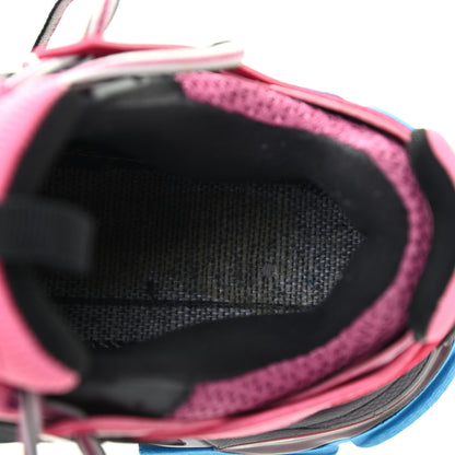 Balenciaga Mesh Nylon Metallic Fabric Womens Track Sneakers 36 Pink Blue 11 of 11