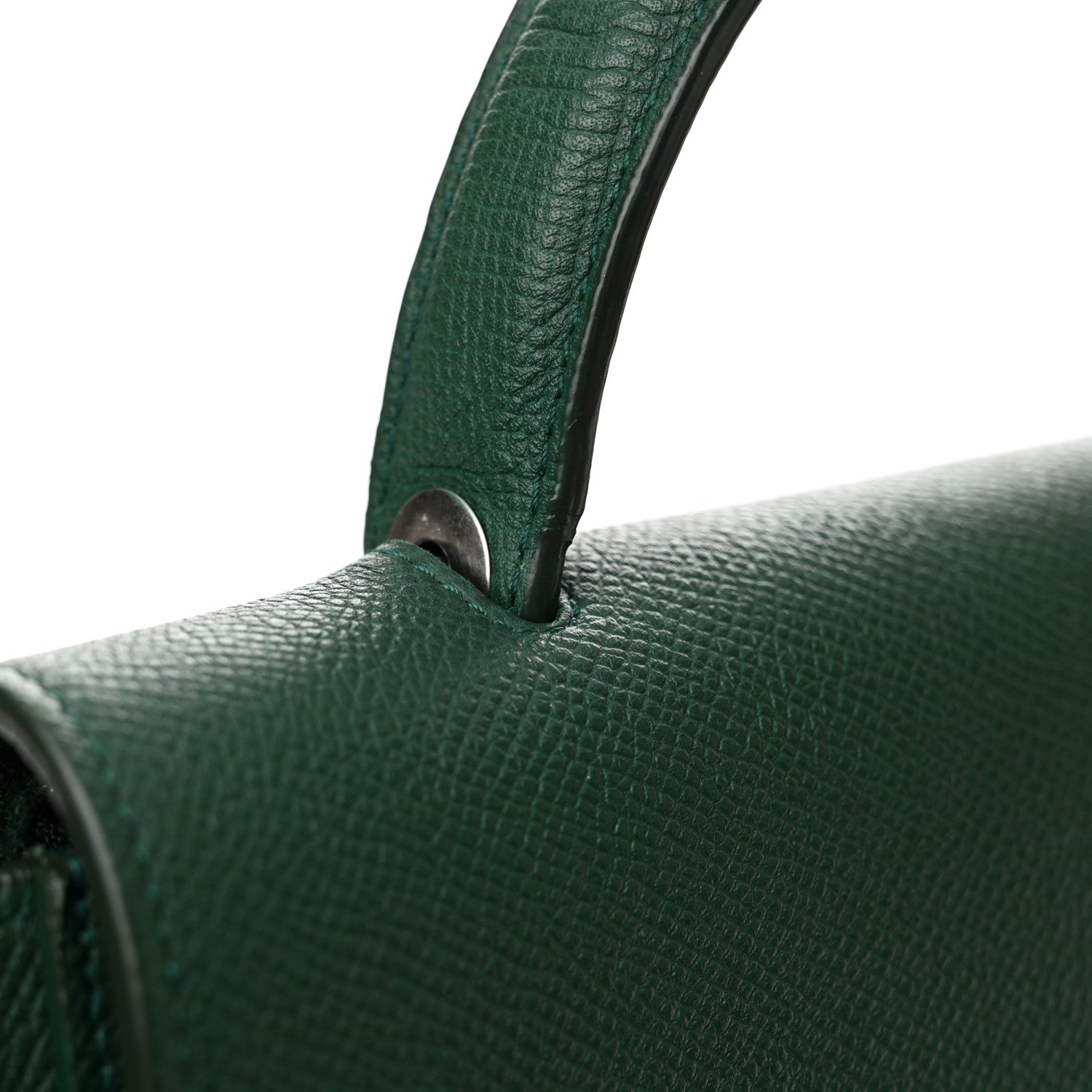 Celine Grained Calfskin Mini Belt Bag Forest 17 of 17