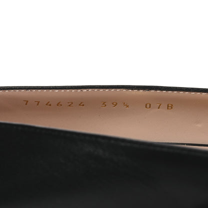 Gucci Malaga Kid Horsebit 75mm Pumps 39.5 Black 10 of 11