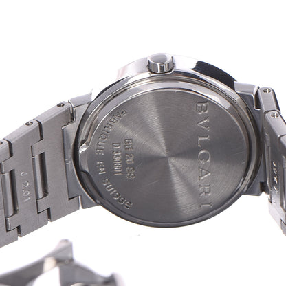 Bulgari Stainless Steel Diamond 26mm Quartz Watch Black 5 of 6