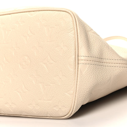 Louis Vuitton Empreinte Monogram Giant Neverfull MM Cream 9 of 9