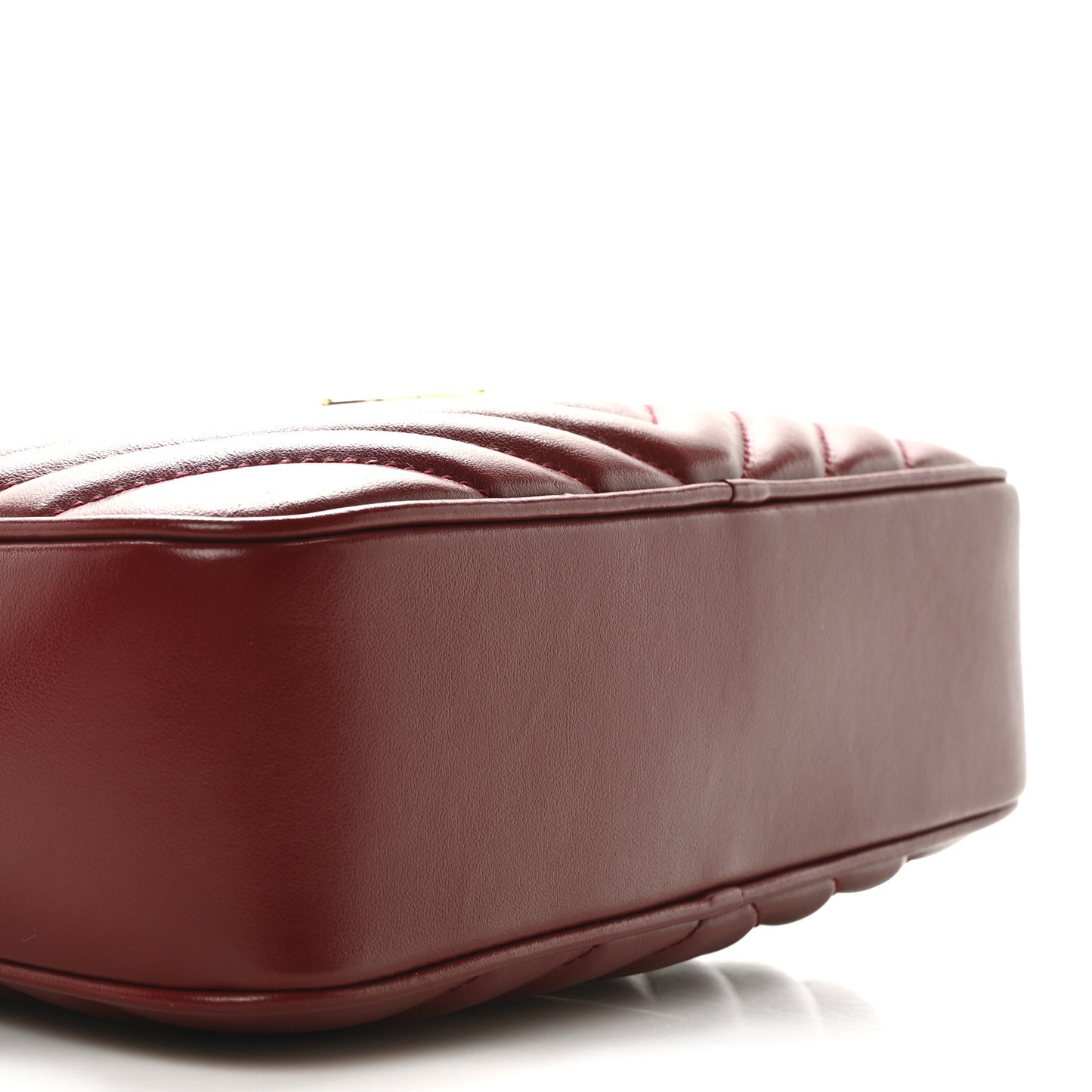 Calfskin Matelasse Monogram Lou Camera Bag Opyum Red