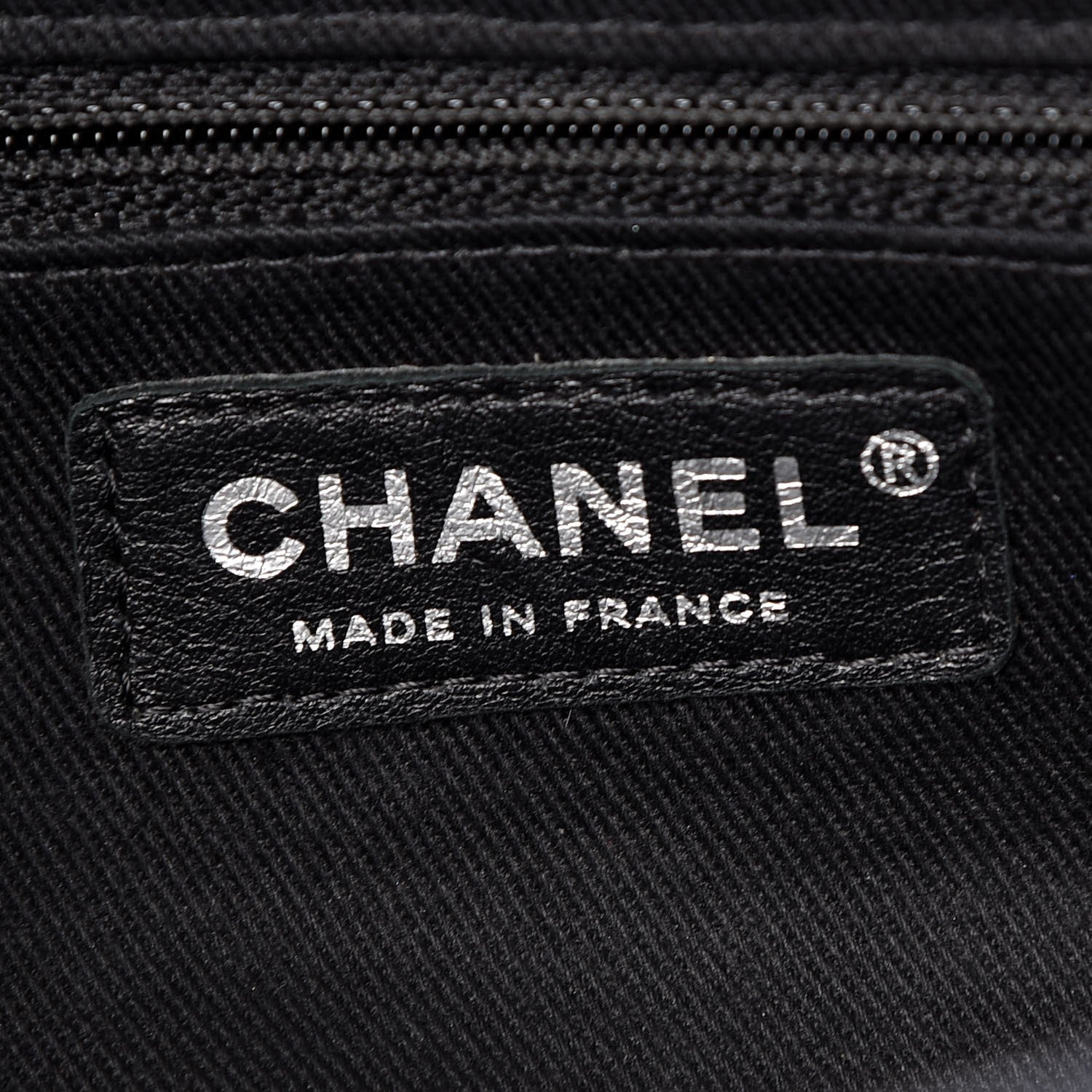 Chanel Iridescent Caviar Quilted Lady Pearly Tote Black 6 of 9