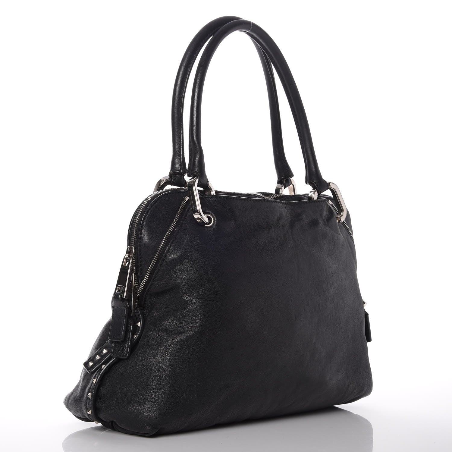 Marc Jacobs Lambskin Paradise Rio Satchel Black 3 of 10