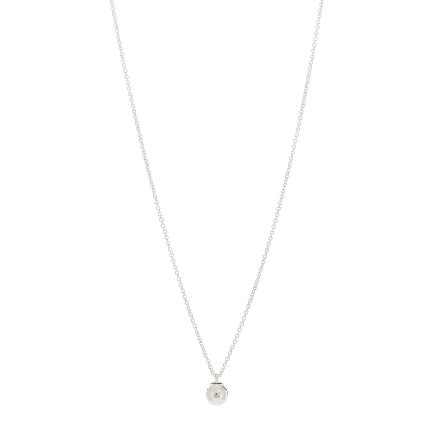 Sterling Silver 8mm HardWear Ball Pendant Necklace