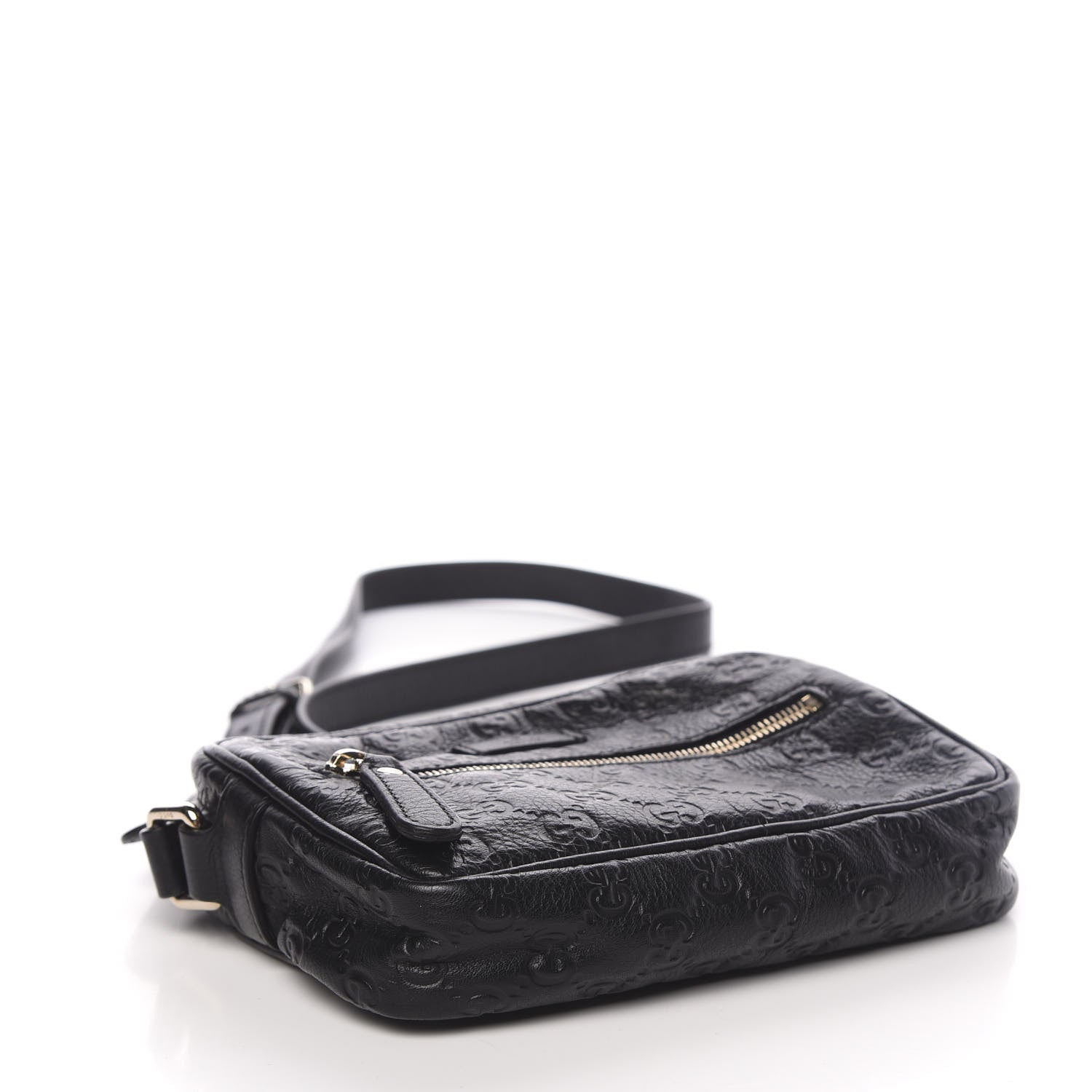 Gucci Guccissima Small Shoulder Bag Black 4 of 11