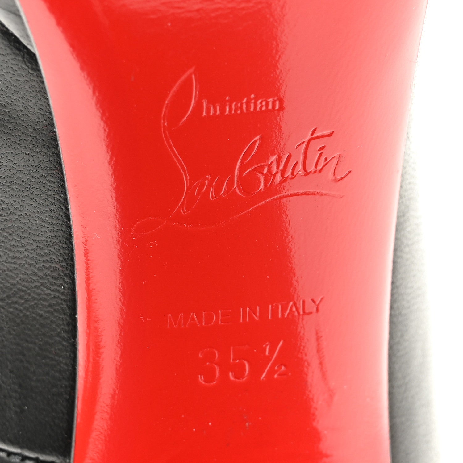 Christian Louboutin Nappa Stretch Contrevent 100 Boots 35.5 Black 8 of 9