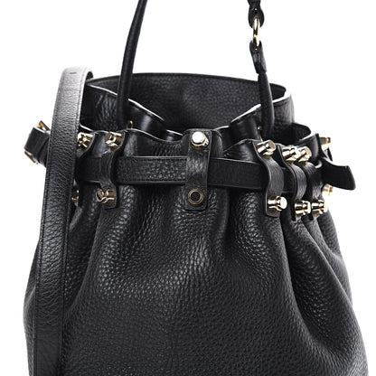 Alexander Wang Pebbled Lambskin Diego Bucket Black Nickel Hardware 8 of 10