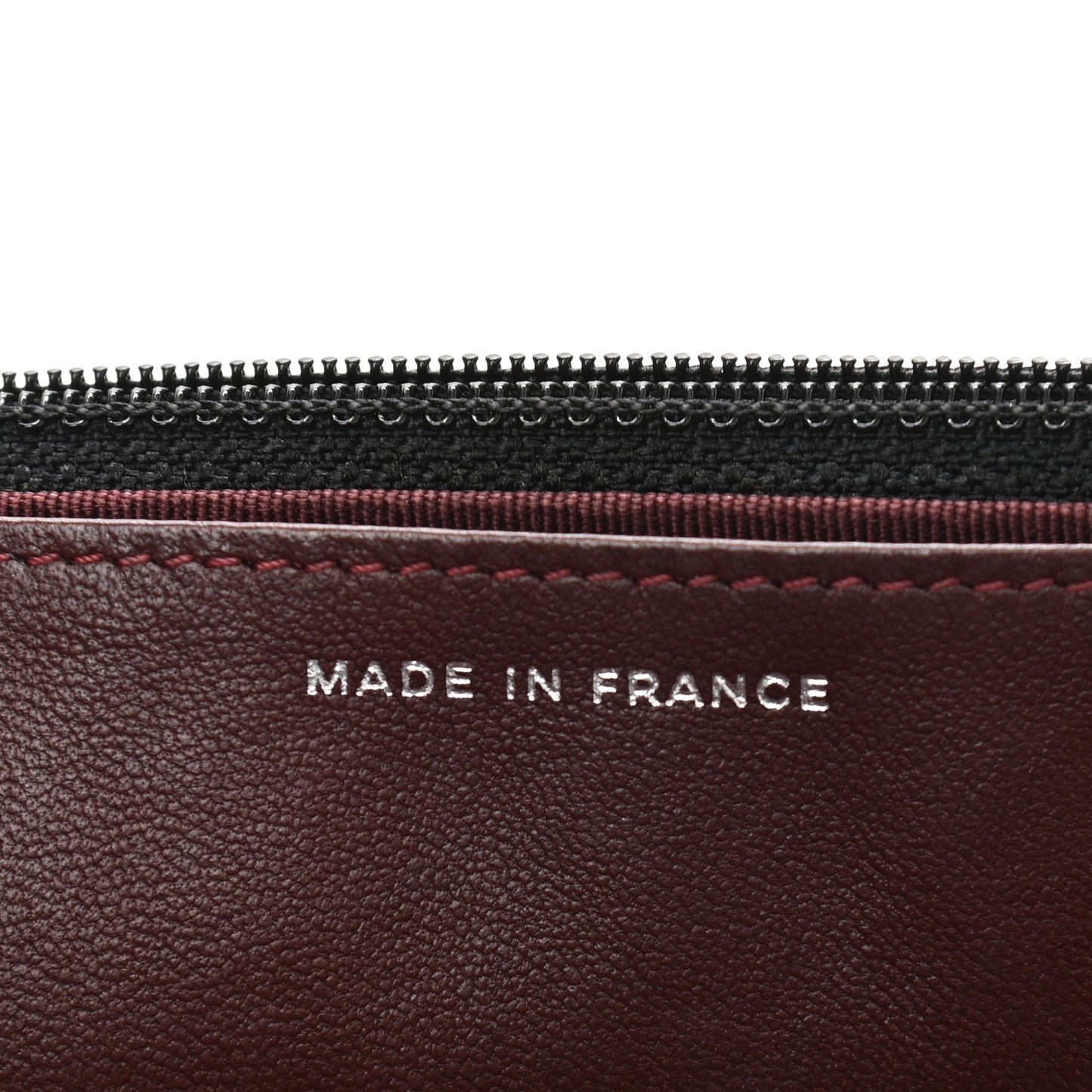 Lambskin Quilted Wallet On Chain WOC Black