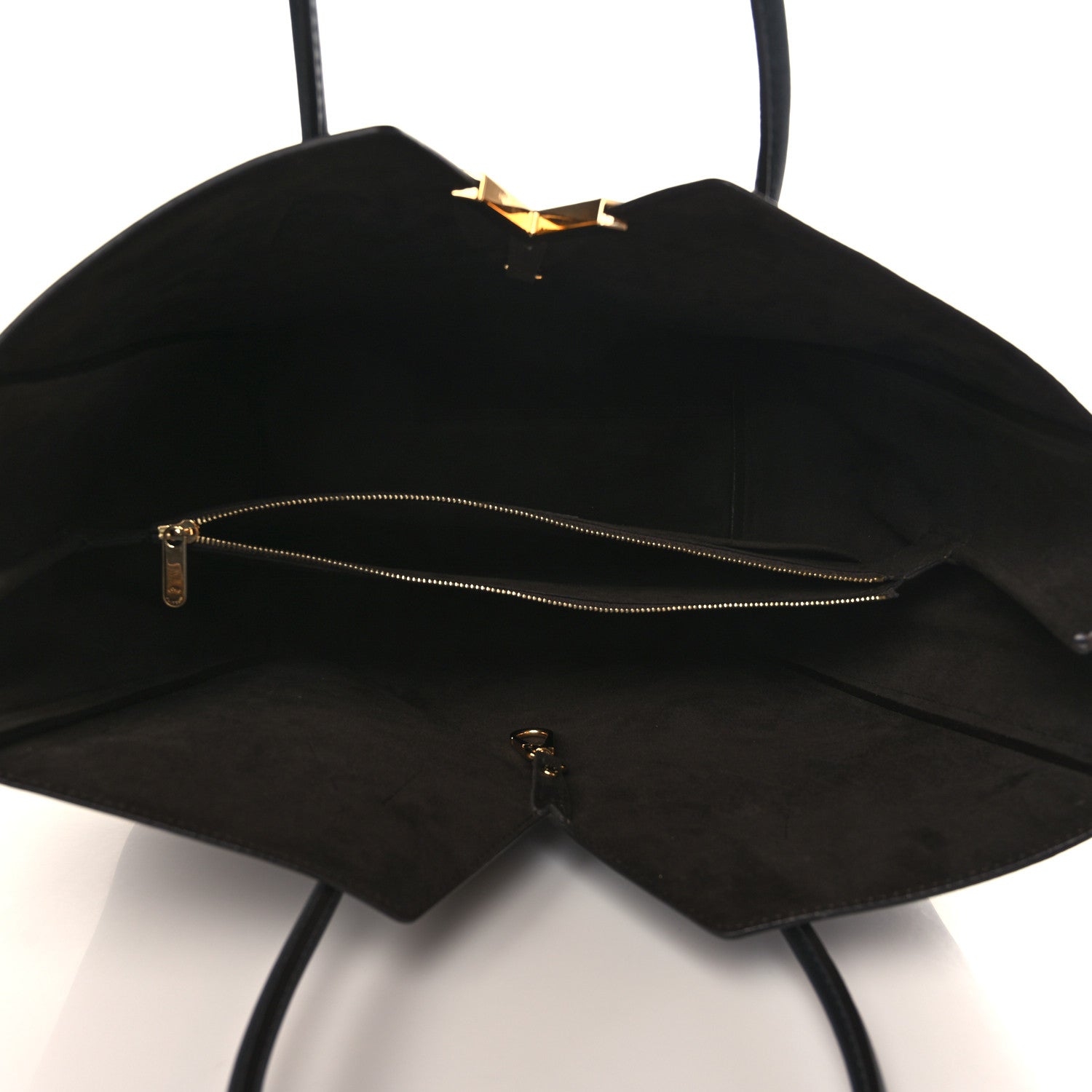 Louis Vuitton Calfskin Monogram Kimono Tote Black 4 of 7