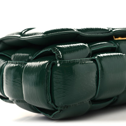 Bottega Veneta Textured Deerskin Maxi Intrecciato Padded Cassette Crossbody Bag Raintree 7 of 8