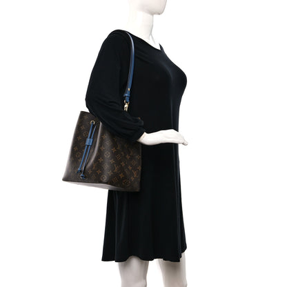 Louis Vuitton Monogram Neonoe MM Blue Jean 2 of 8