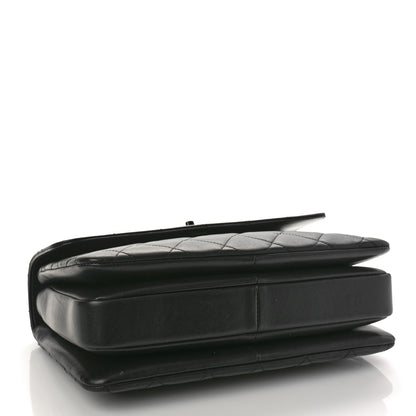 Chanel Lambskin Quilted Medium Trendy CC Flap Dual Handle Bag So Black 4 of 9