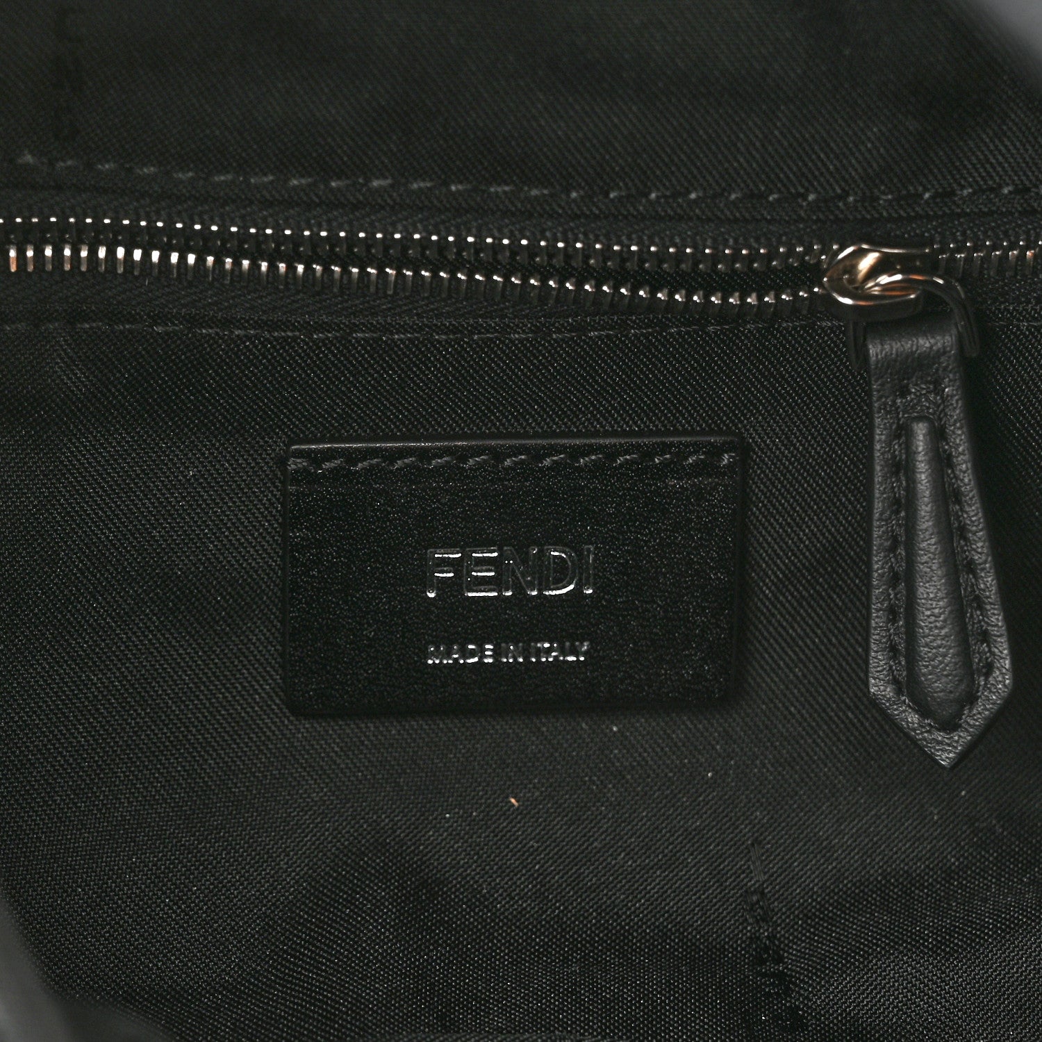 Fendi Recycled Nylon Vitello Grace Light Pequin Logo Puffer Belt Baguette Bag Black Sunflower 6 of 10