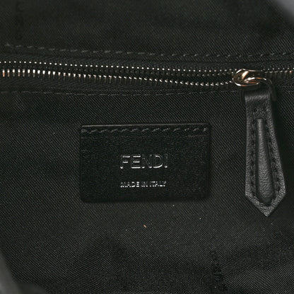 Fendi Recycled Nylon Vitello Grace Light Pequin Logo Puffer Belt Baguette Bag Black Sunflower 6 of 10