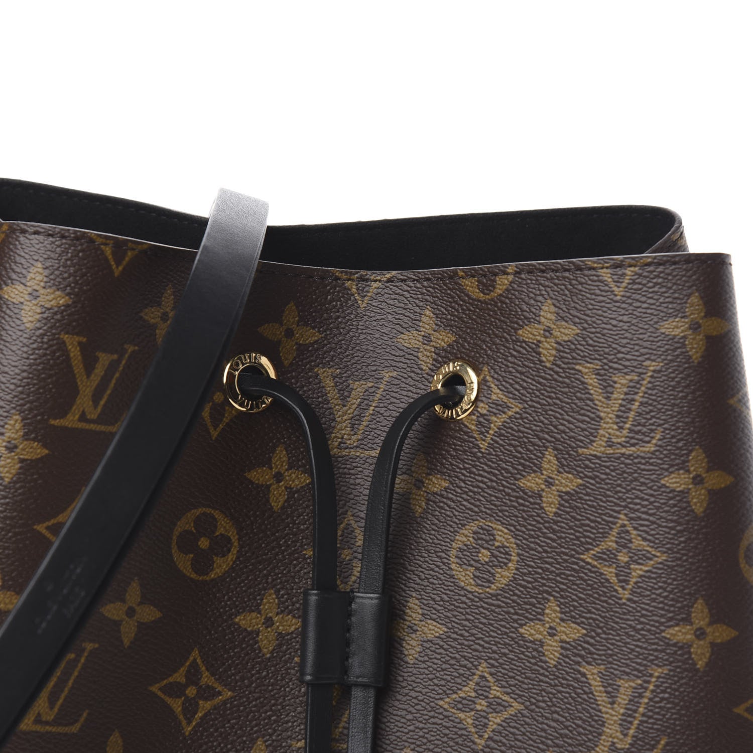 Louis Vuitton Monogram Neonoe MM Black 9 of 9