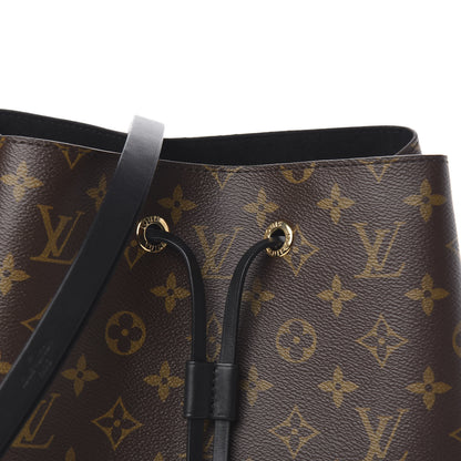 Louis Vuitton Monogram Neonoe MM Black 9 of 9