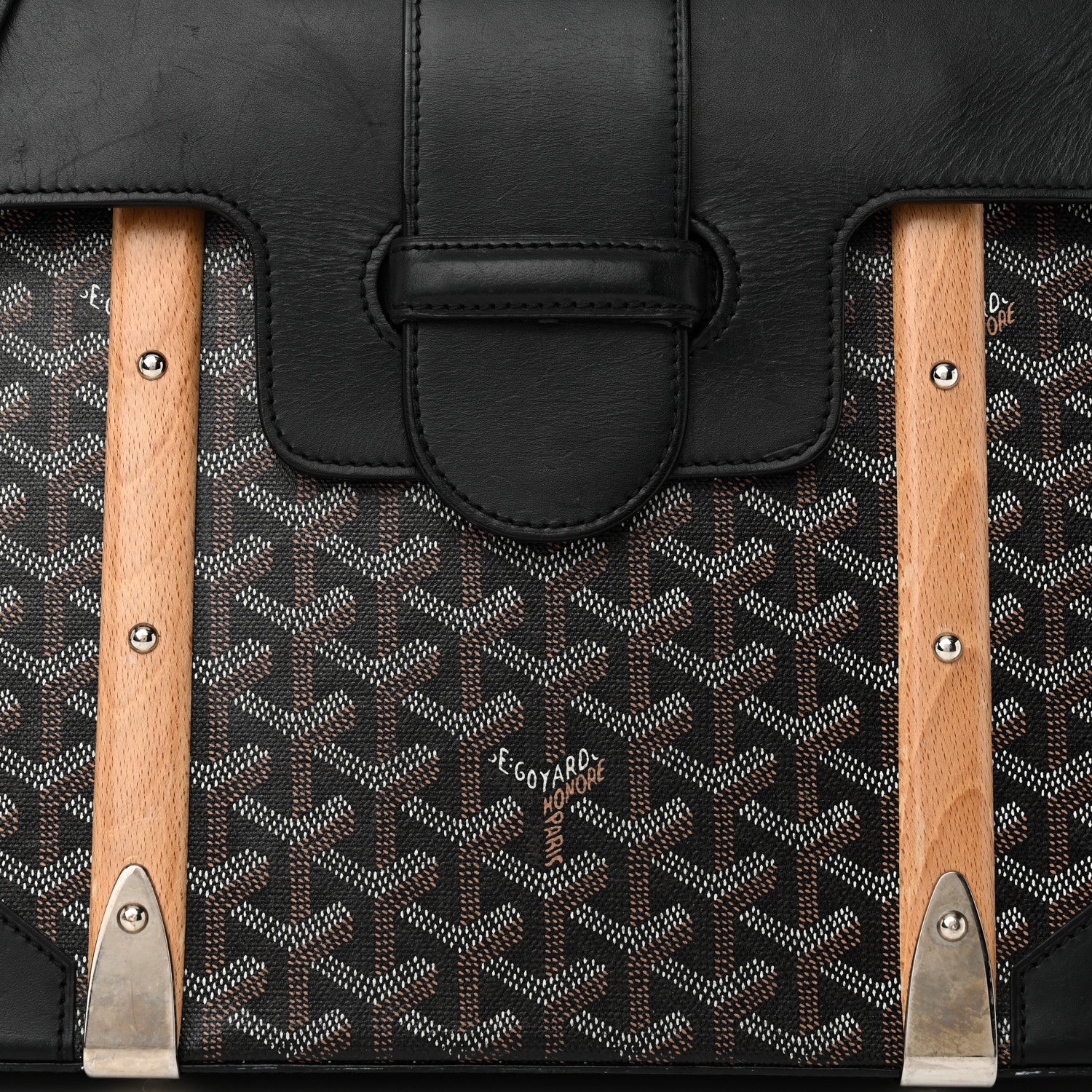 Goyard Goyardine Saigon GM Black 6 of 10