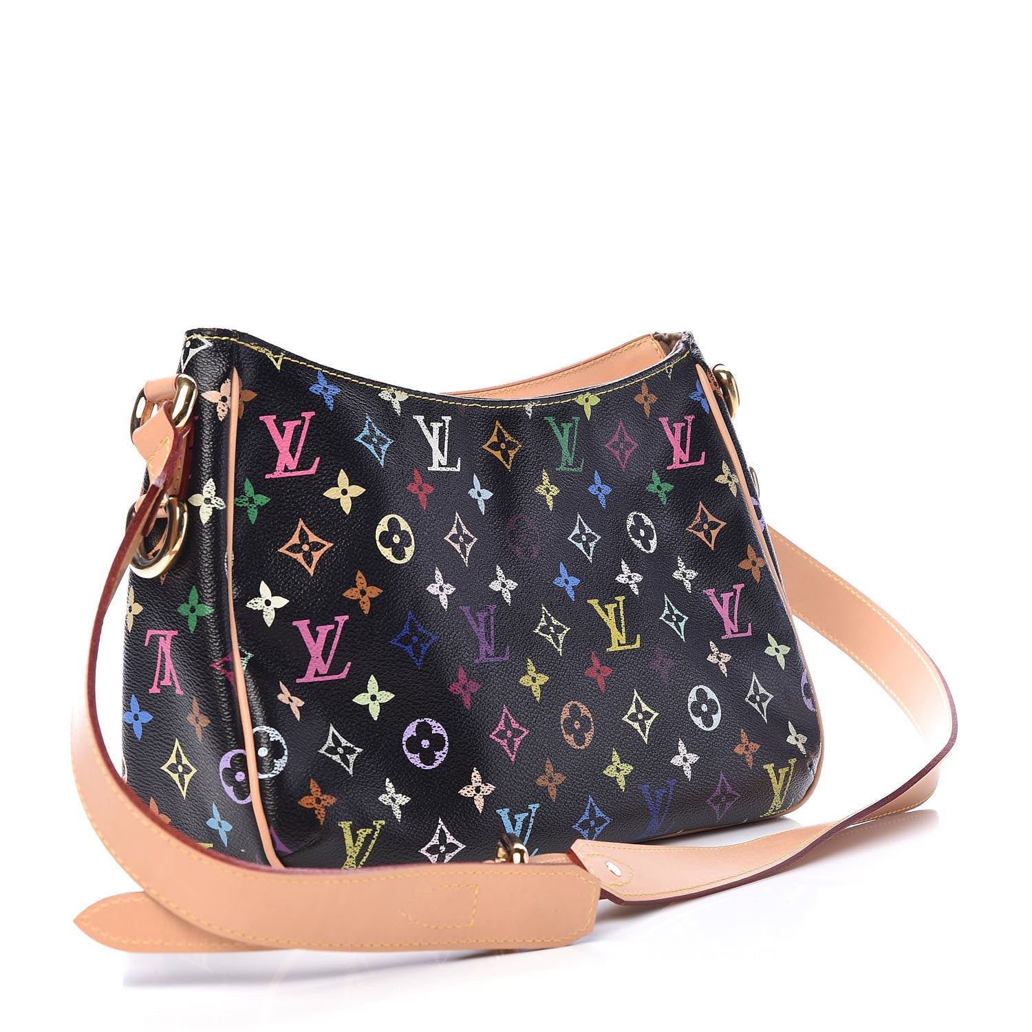 Louis Vuitton Monogram Multicolor Lodge GM Black 3 of 14