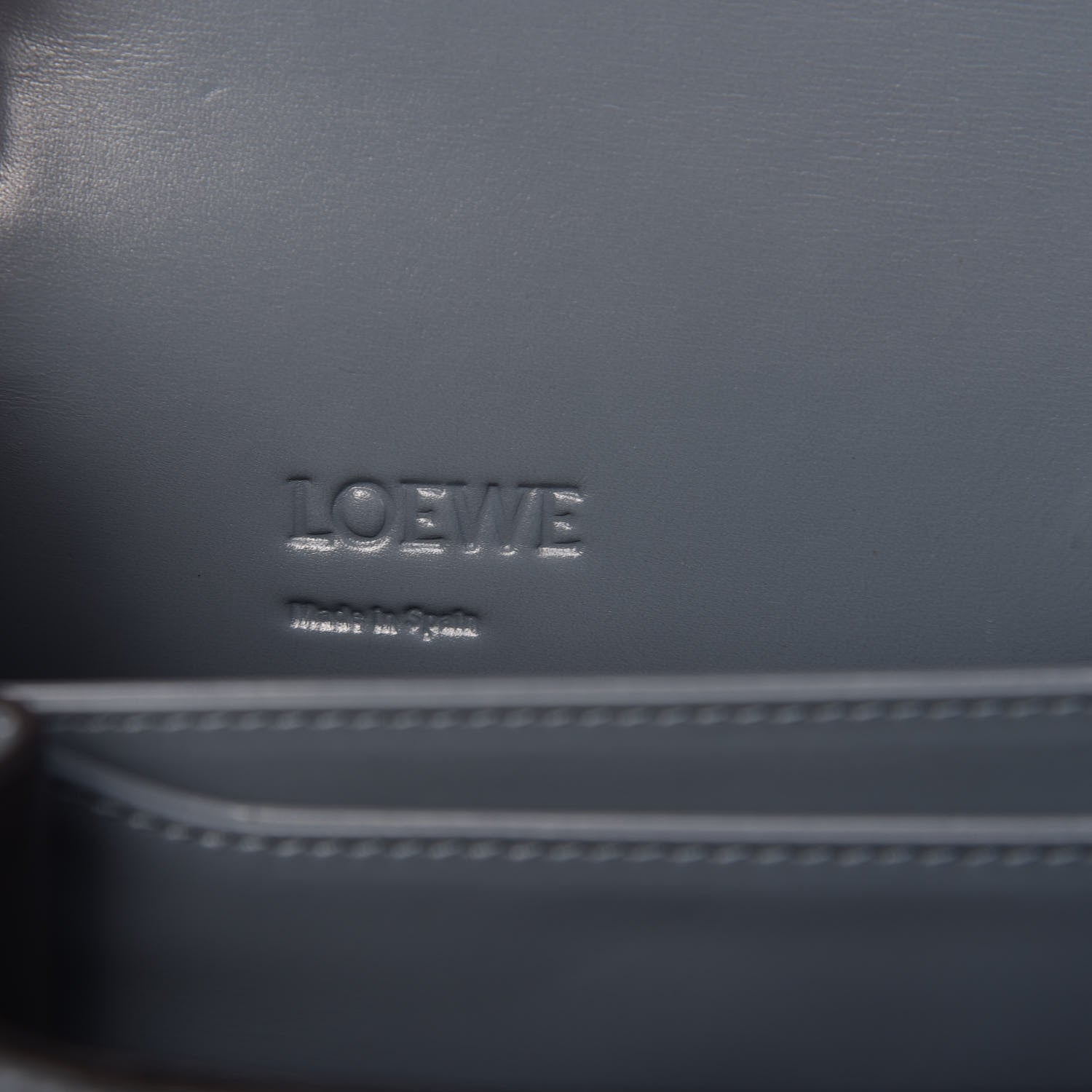Loewe Calfskin Medium Barcelona Shoulder Bag Stone Blue 6 of 8