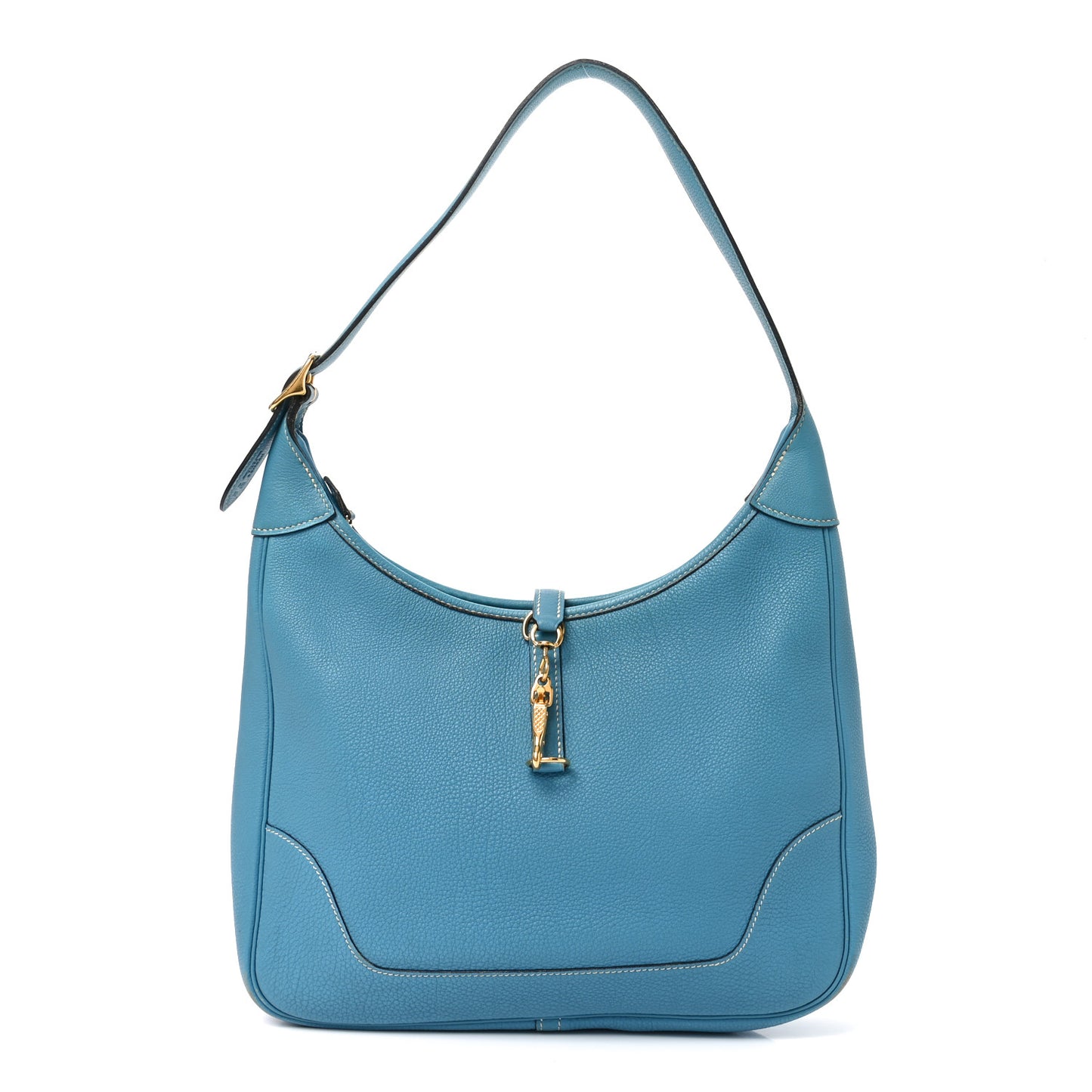Togo Trim II 31 Shoulder Bag Blue Jean