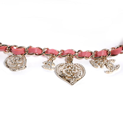 Chanel Lambskin Quilted Valentine Charms Mini Rectangular Flap Pink 5 of 10