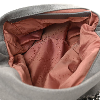 Stella McCartney Shaggy Deer Mini Falabella Fold Over Tote Light Grey 5 of 8