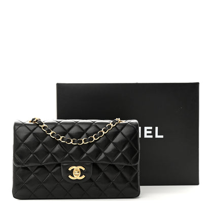 Chanel Lambskin Quilted Small Double Flap Black 12 of 12
