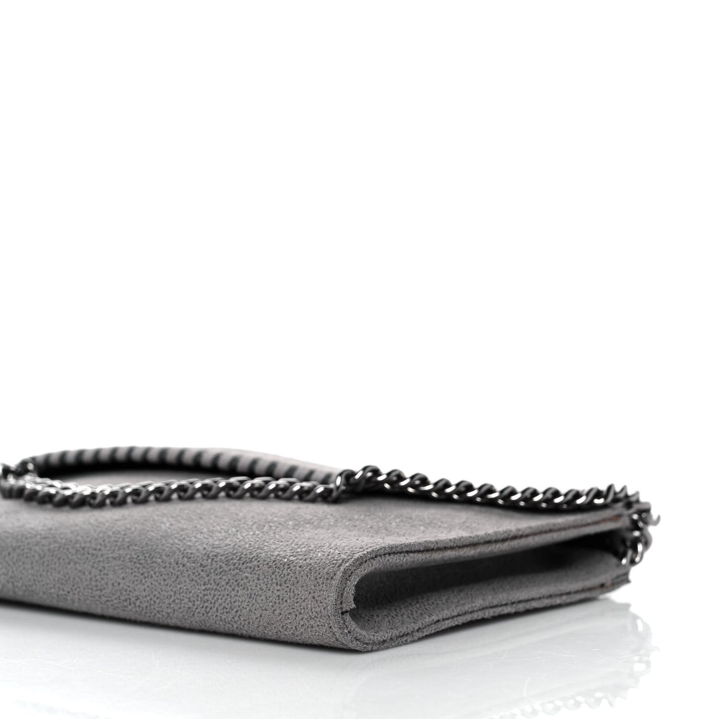 Shaggy Deer Mini Falabella Crossbody Bag Grey
