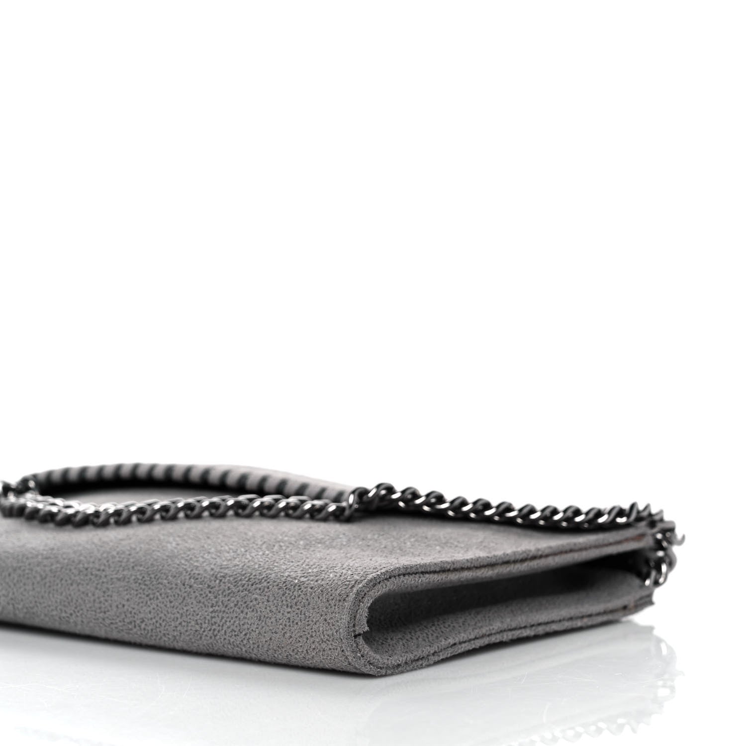 Stella McCartney Shaggy Deer Mini Falabella Crossbody Bag Grey 8 of 8