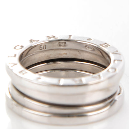 Bulgari 18K White Gold B.Zero1 3 Band Ring 50 5.5 4 of 6
