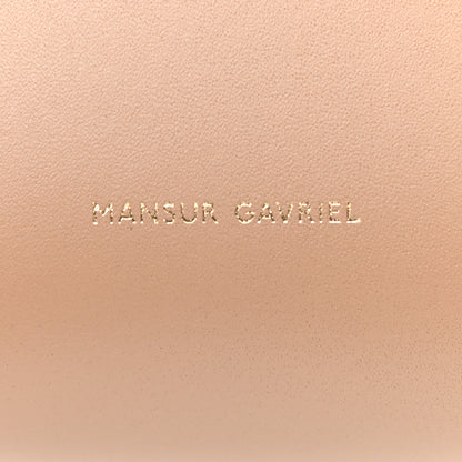 Mansur Gavriel Calfskin Mini Mini Bucket Bag Biscotto 6 of 9