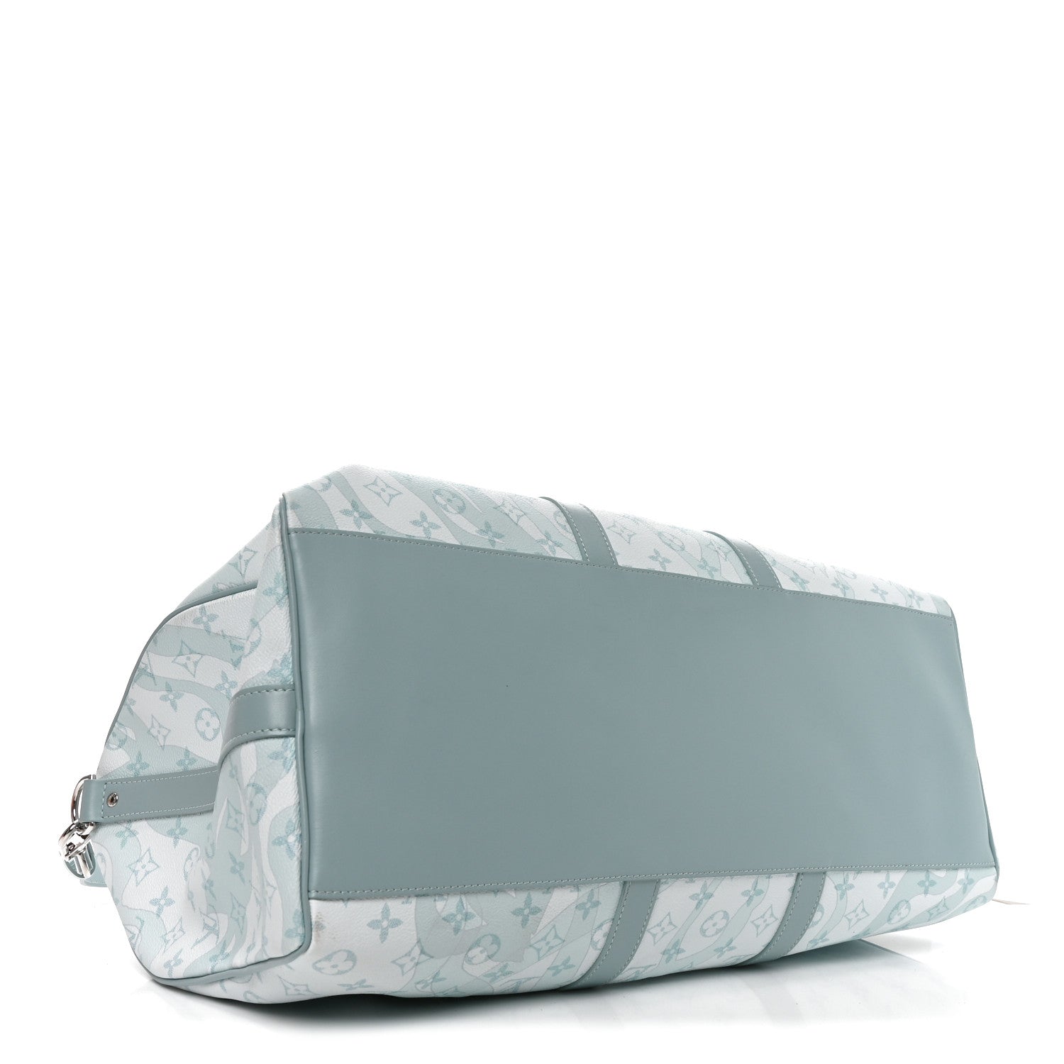 Louis Vuitton Monogram Aquagarden Keepall Bandouliere 50 Crystal Blue Crystal Blue 4 of 9