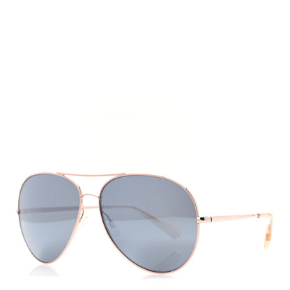 Oliver Peoples Metal Aviator Sunglasses OV1201S 1 of 8