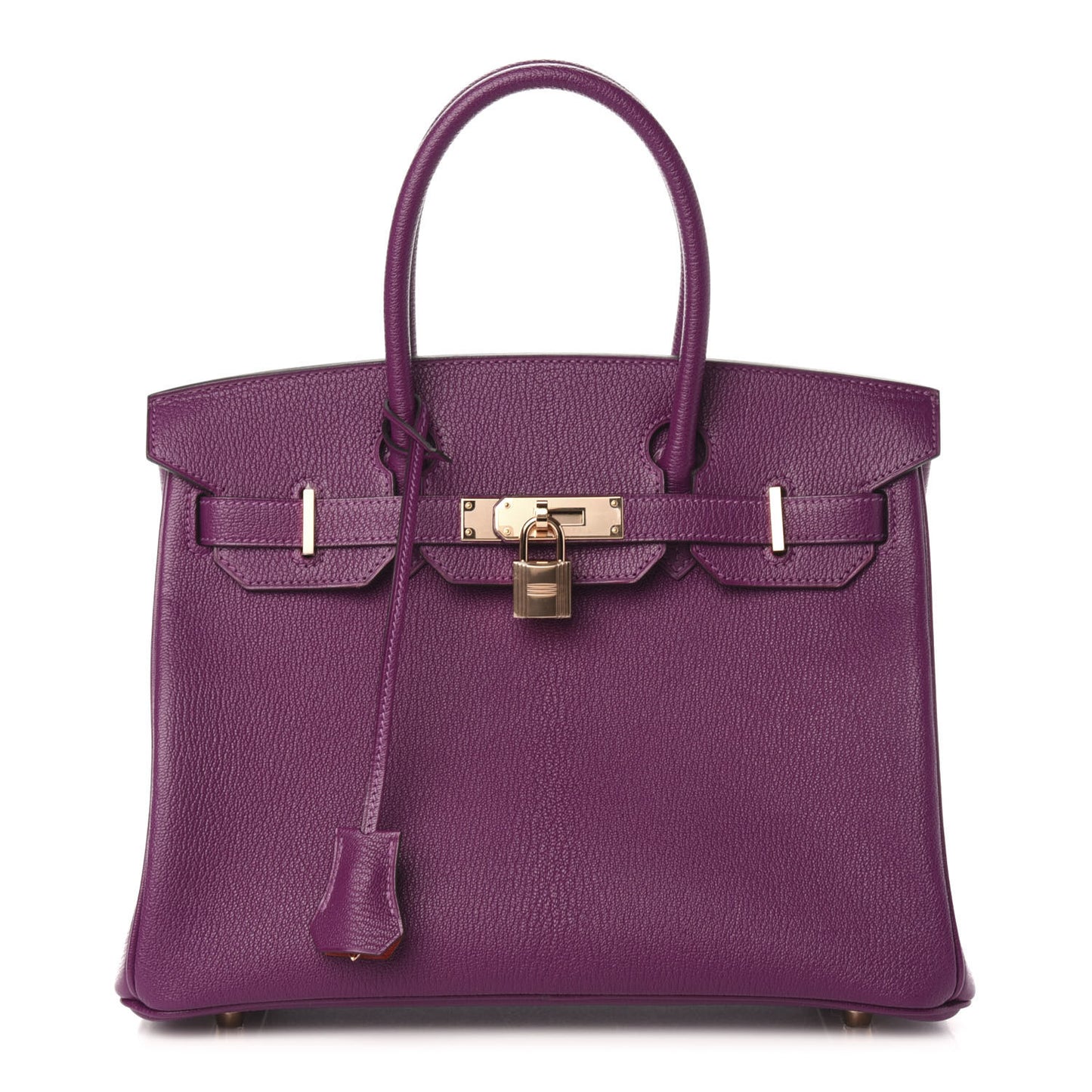 Chevre Mysore Horseshoe Birkin 30 Anemone Rouge de Coeur