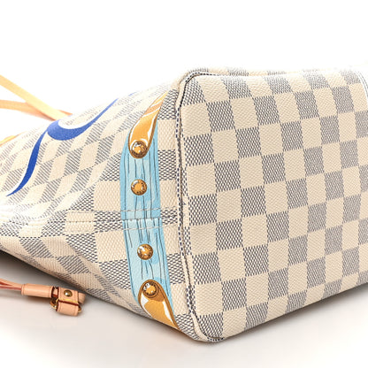 Louis Vuitton Damier Azur Summer Trunks Capri Neverfull MM 10 of 11