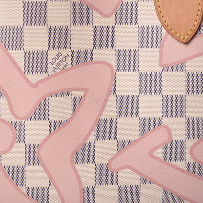 Louis Vuitton Damier Azur Tahitienne Neverfull MM 16 of 18