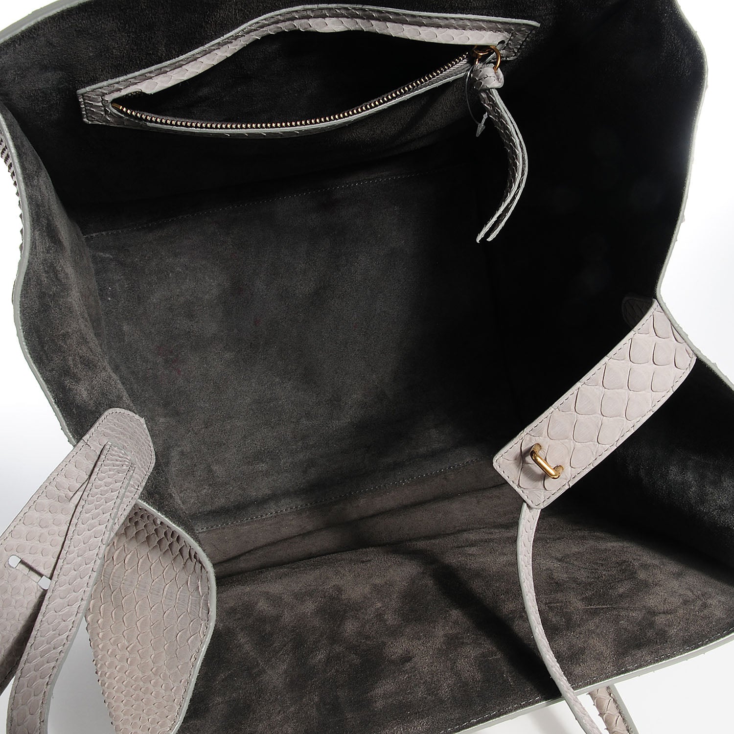 Celine Python Medium Phantom Luggage Grey 5 of 7