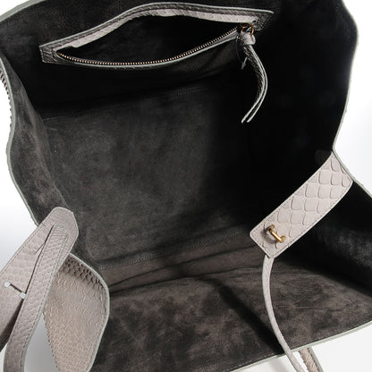 Celine Python Medium Phantom Luggage Grey 5 of 7
