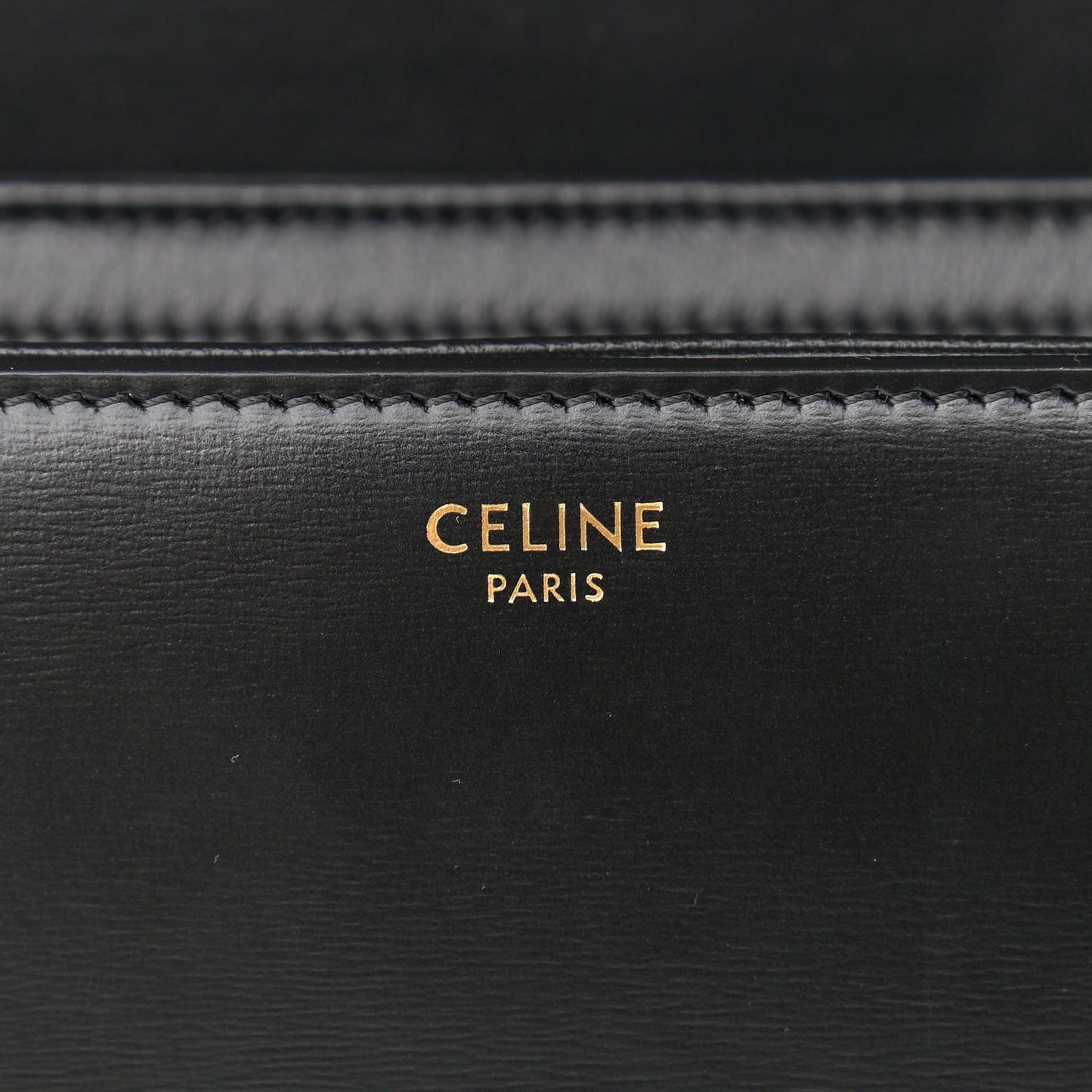 Shiny Calfskin Teen Triomphe Black