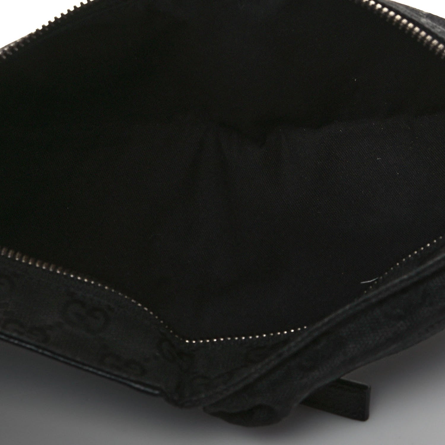 Gucci GG Monogram Double Pocket Belt Bag Black 5 of 13