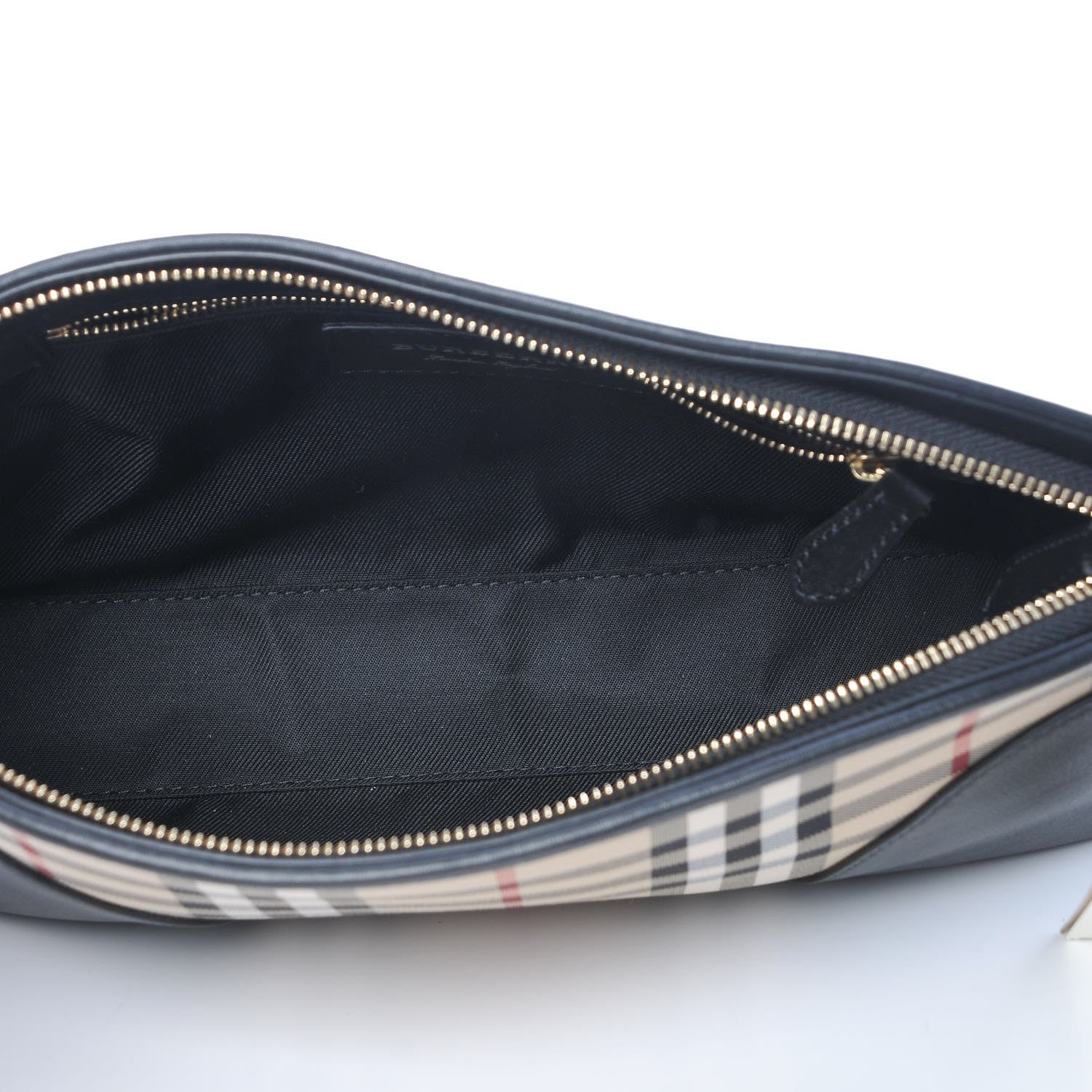 Burberry Horseferry Check Small Chichester Crossbody Clutch Bag Black 5 of 8