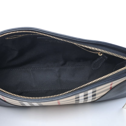 Burberry Horseferry Check Small Chichester Crossbody Clutch Bag Black 5 of 8