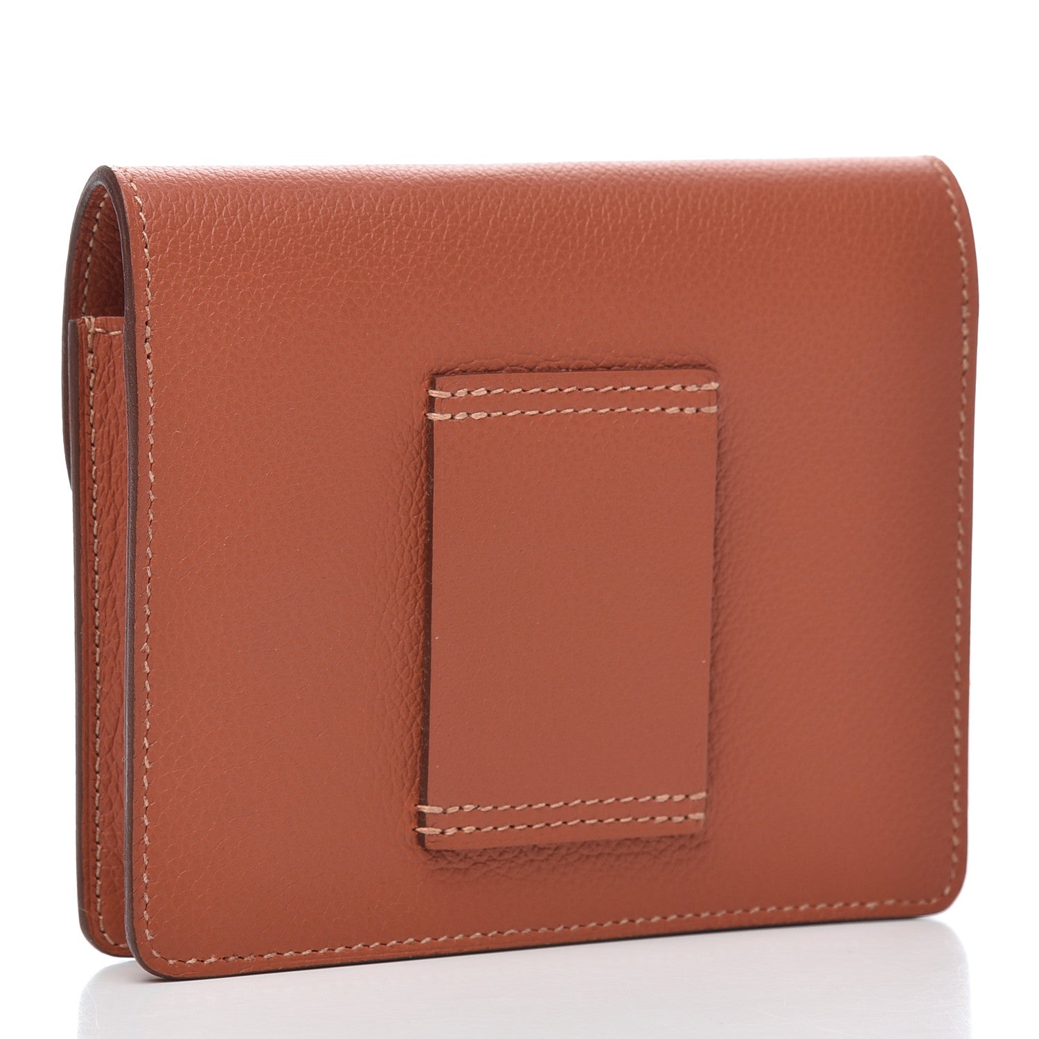 Hermes Evercolor Bi-Color Roulis Slim Wallet Blush Bleu Frida 4 of 9