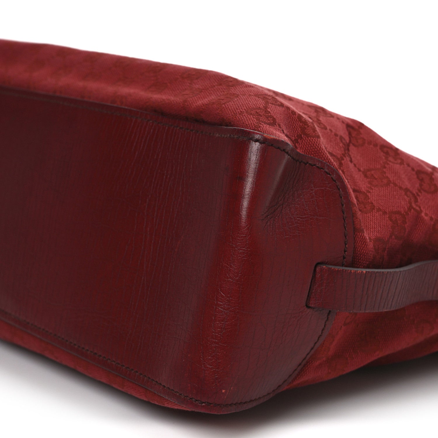 Gucci Monogram Large Tote Red 10 of 15