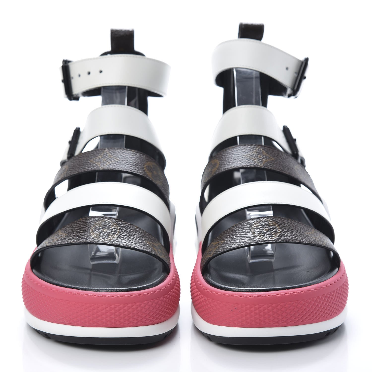 Louis Vuitton Patent Monogram LV Archlight Sandal 40 White 2 of 9